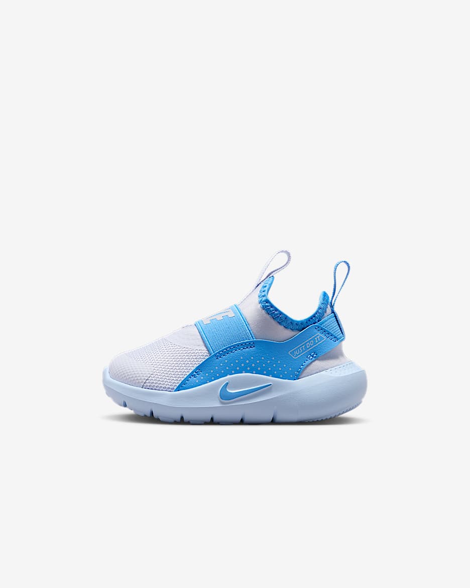 Nike Flex Runner 4 Baby/Toddler Shoes - Ghost/Football Grey/Blue Tint/University Blue