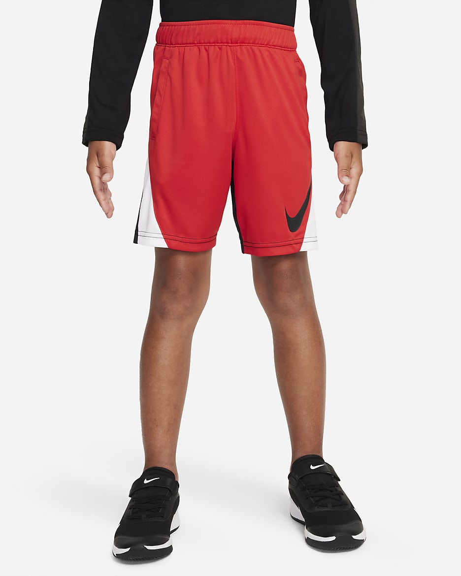 Nike Dri-FIT Little Kids' Shorts - University Red