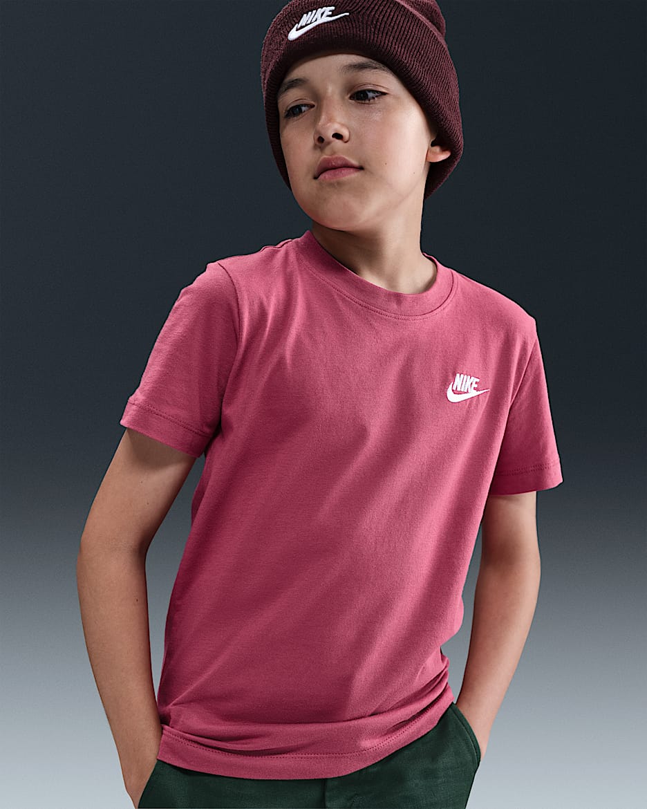Nike Sportswear Big Kids' T-Shirt - Sweet Beet