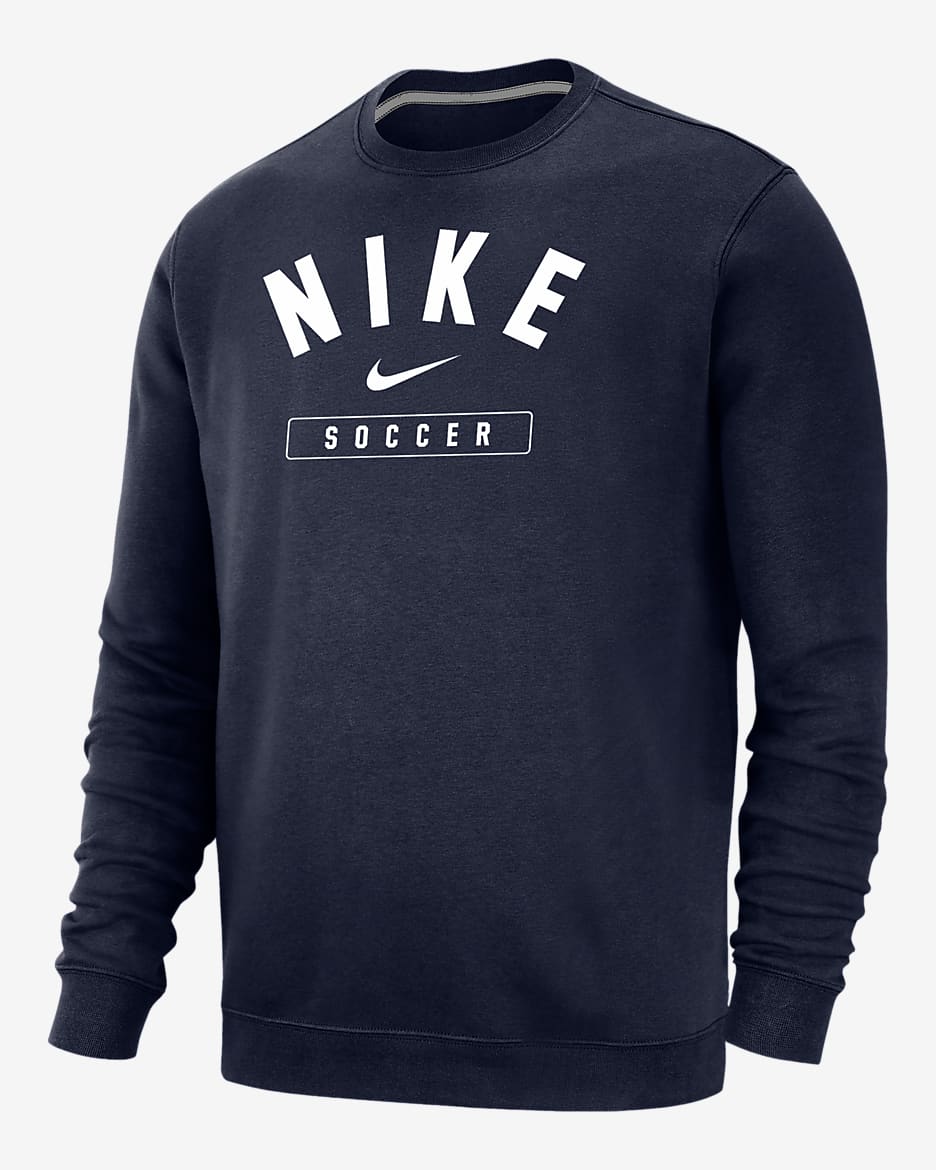 Nike Soccer Men's Crew-Neck Sweatshirt - Navy