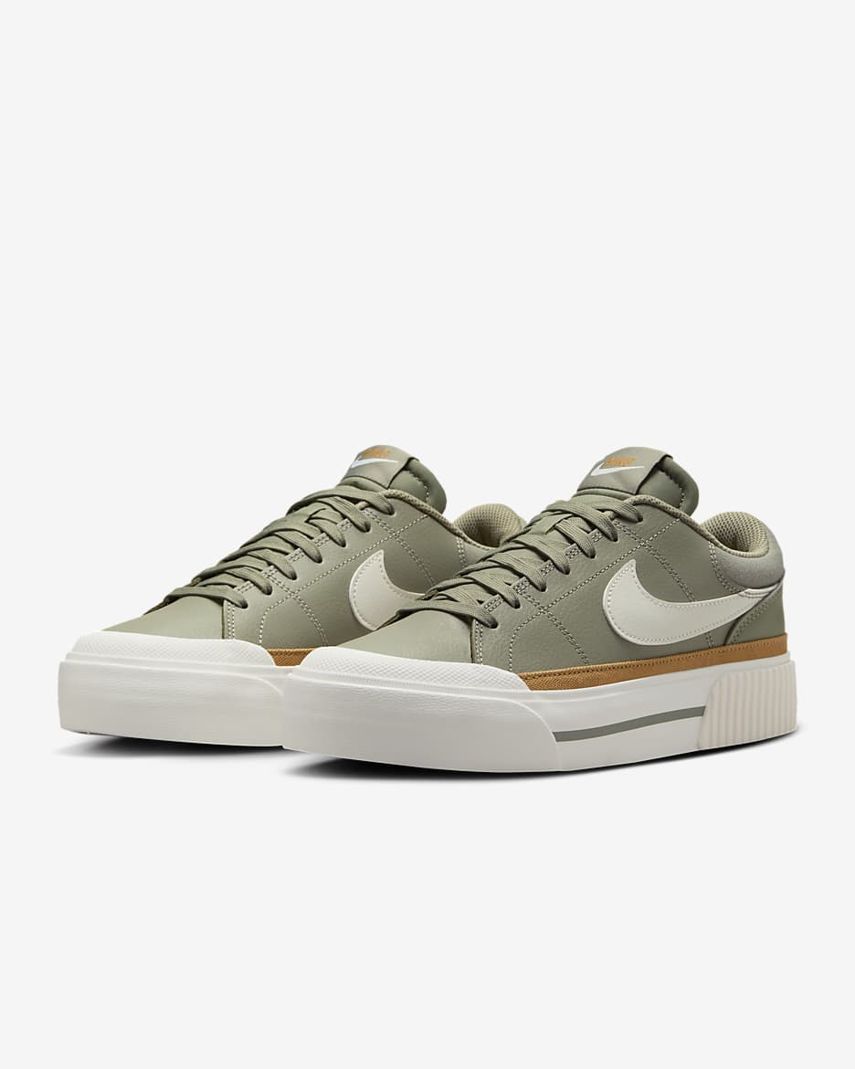 Calzado para mujer Nike Court Legacy Lift - Militar claro/Lino/Estuco oscuro/Vela