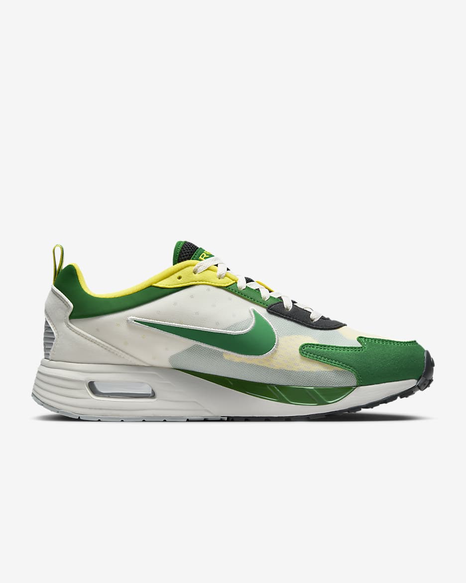 Tenis para hombre Oregon Nike Air Max Solo - Negro/Fantasma/Verde manzana/Plata metalizado