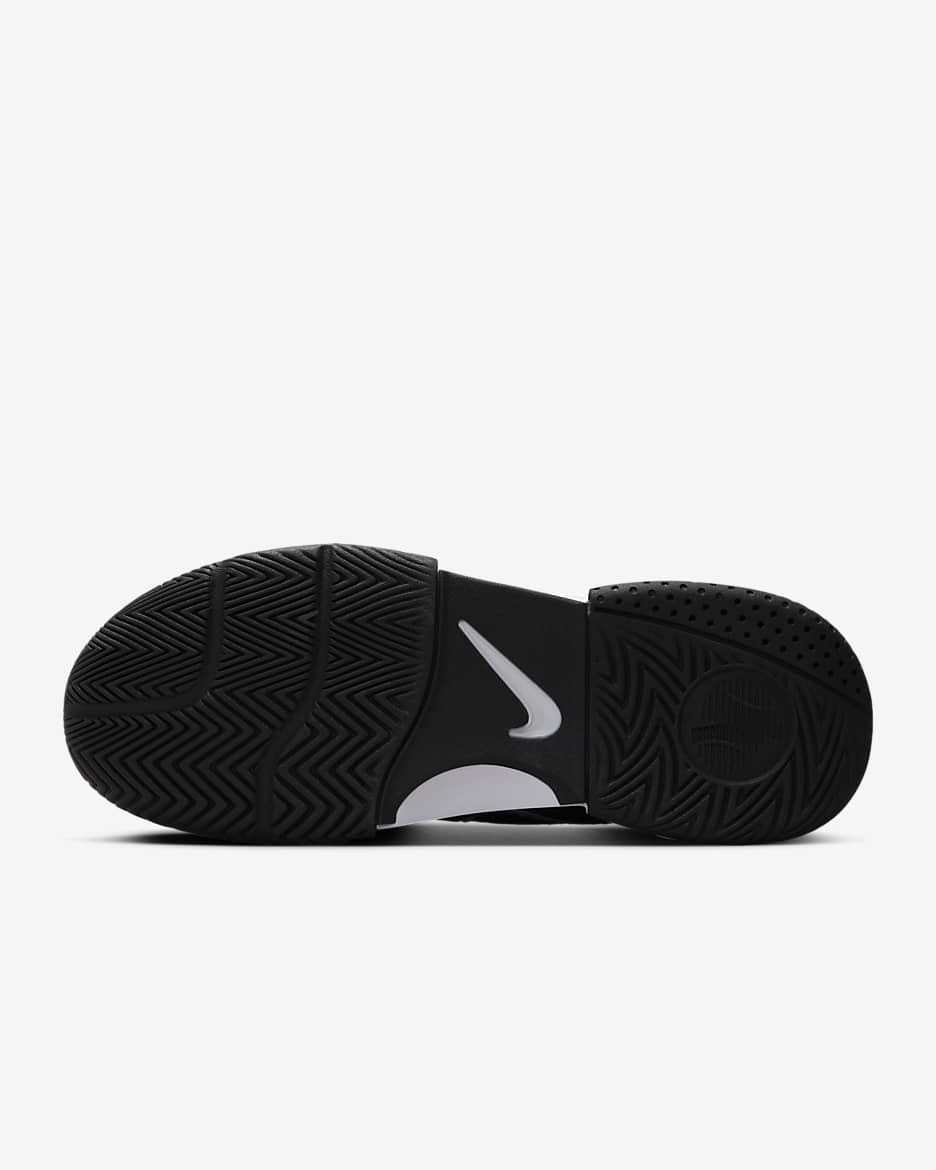 Chaussure de tennis NikeCourt Lite 4 pour femme - Noir/Anthracite/Blanc