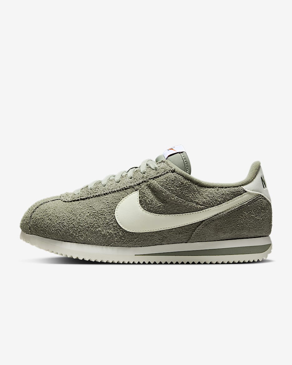Tenis para mujer Nike Cortez Vintage Suede - Militar claro/Militar claro/Vela