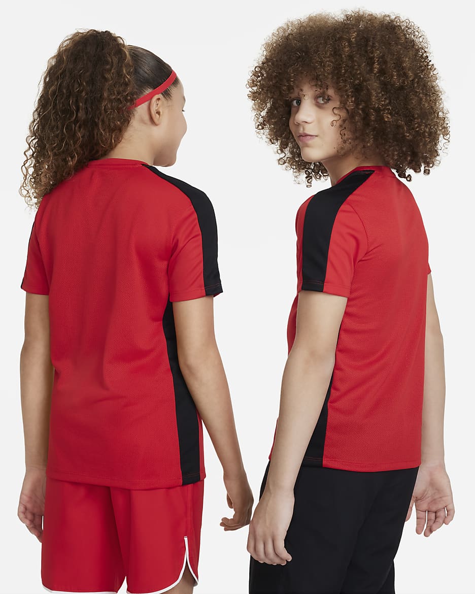 Nike Dri-FIT Academy23 Kids' Football Top - University Red/Black/White