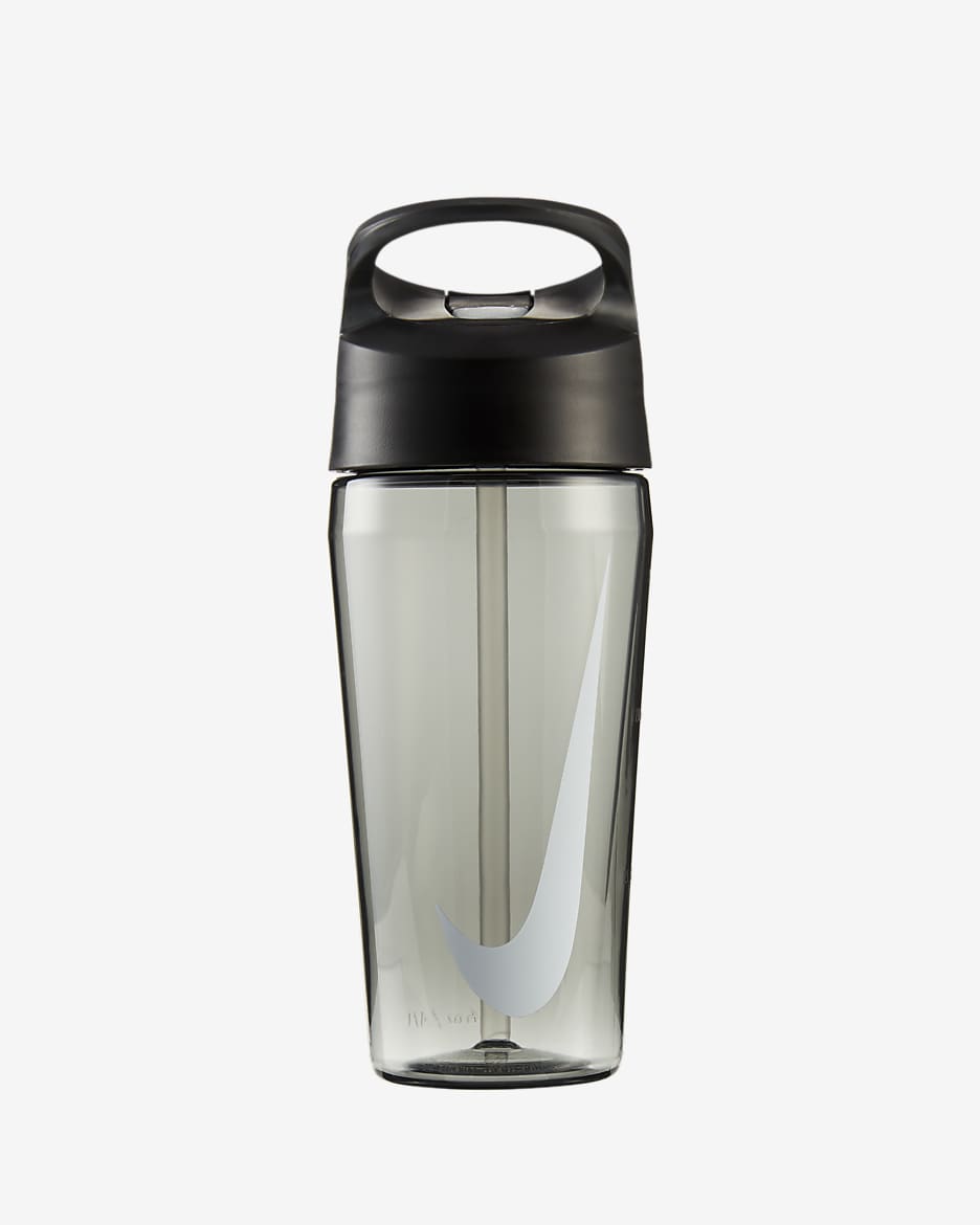 Nike 473ml (approx.) TR HyperCharge Straw Graphic Water Bottle - Anthracite/Anthracite/White