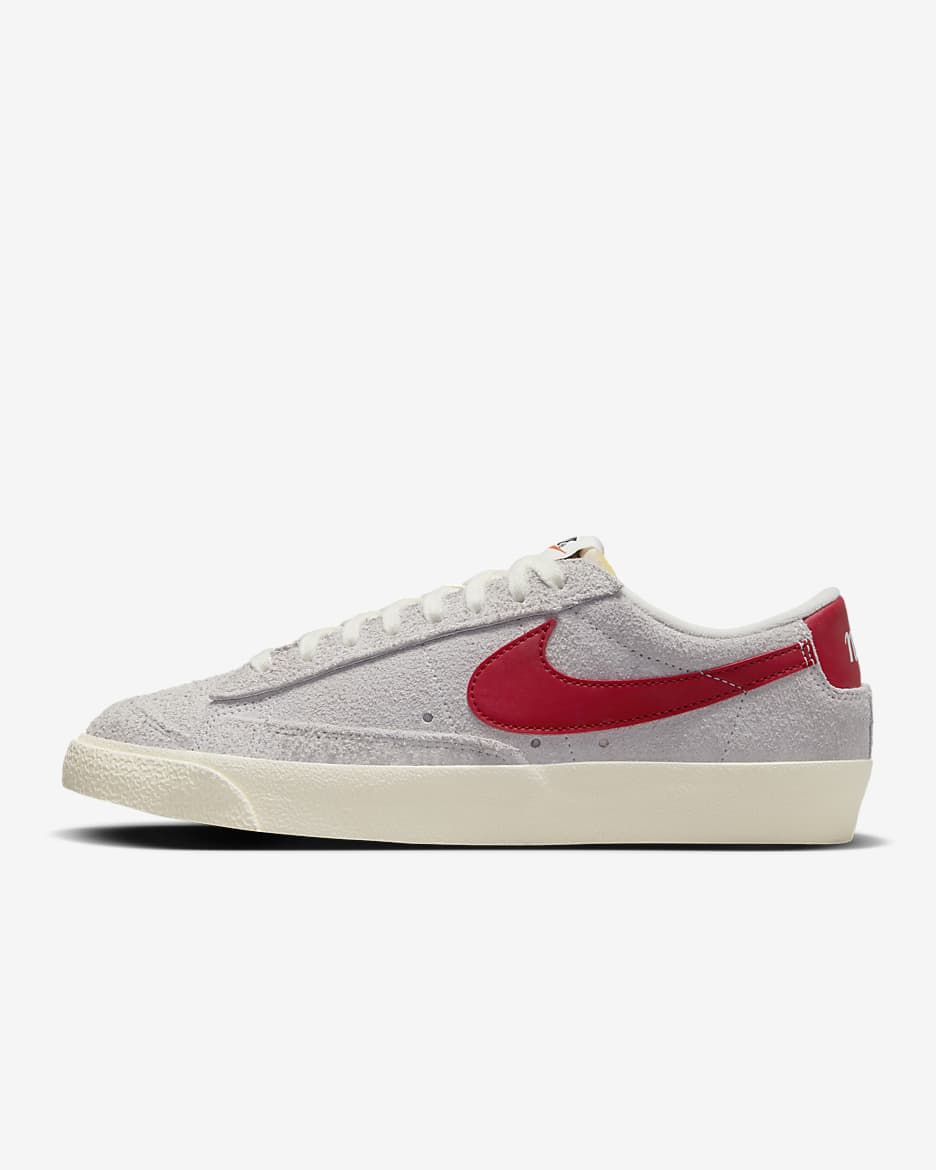 Nike Blazer Low '77 Vintage Women's Shoes - Summit White/Sail/Coconut Milk/Gym Red