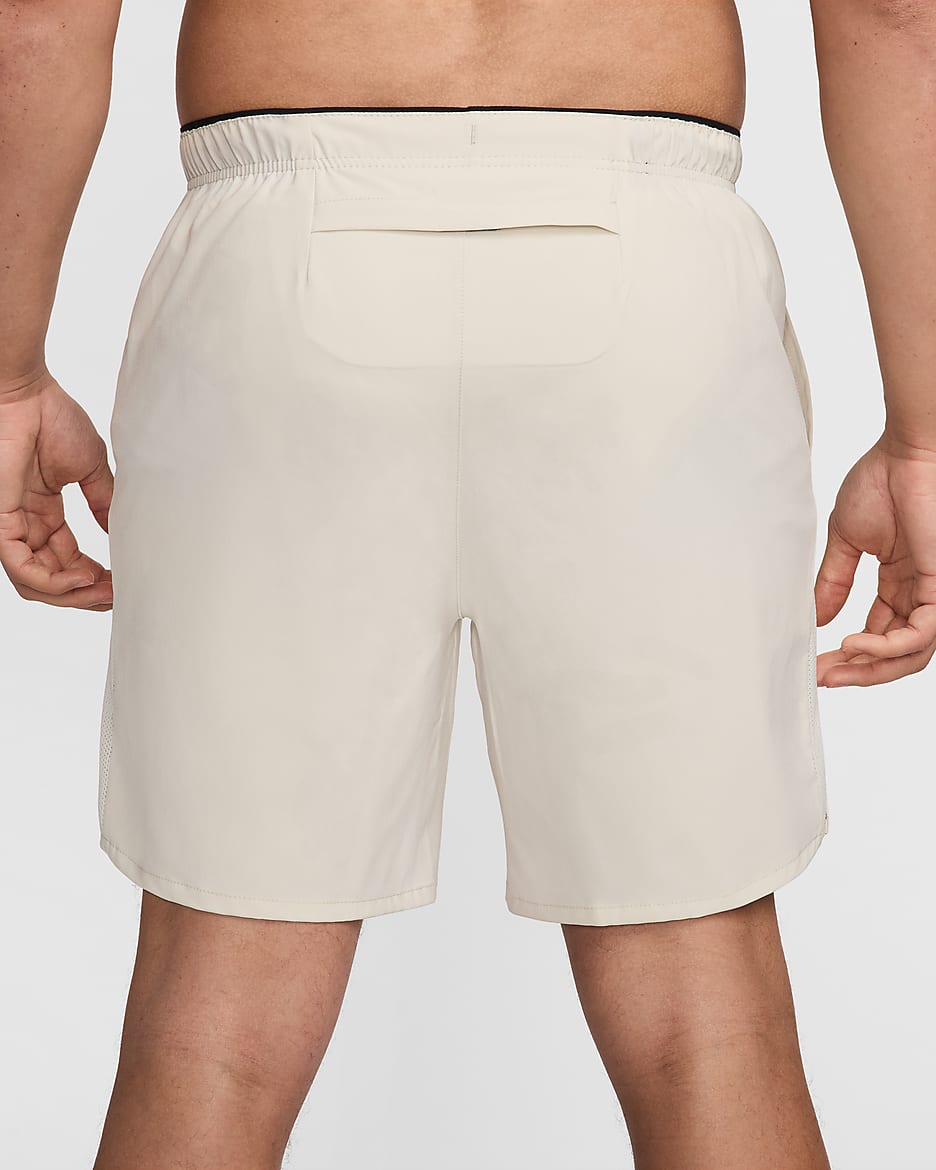 Nike Challenger Men's 18cm (approx.) Brief-Lined Running Shorts - Light Bone