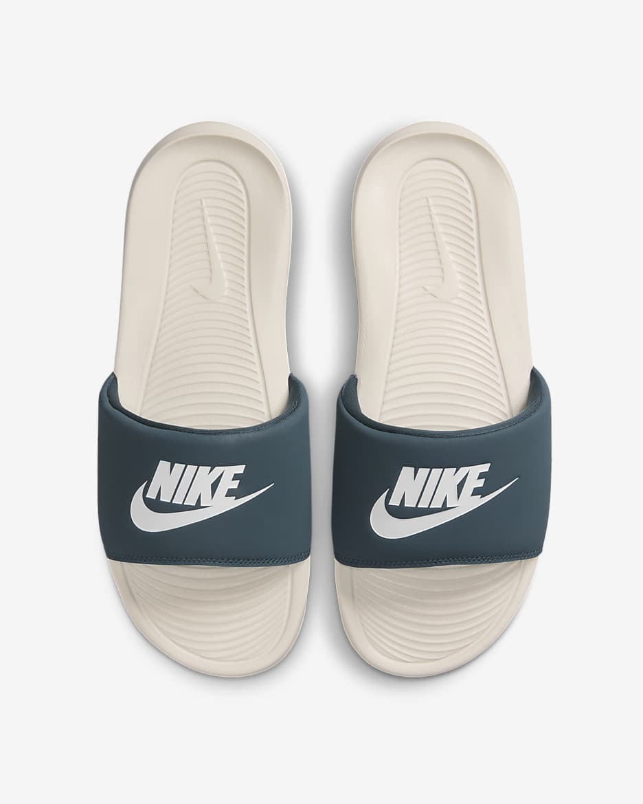 Nike Victori One Men's Slides - Armoury Navy/Light Orewood Brown/Sail