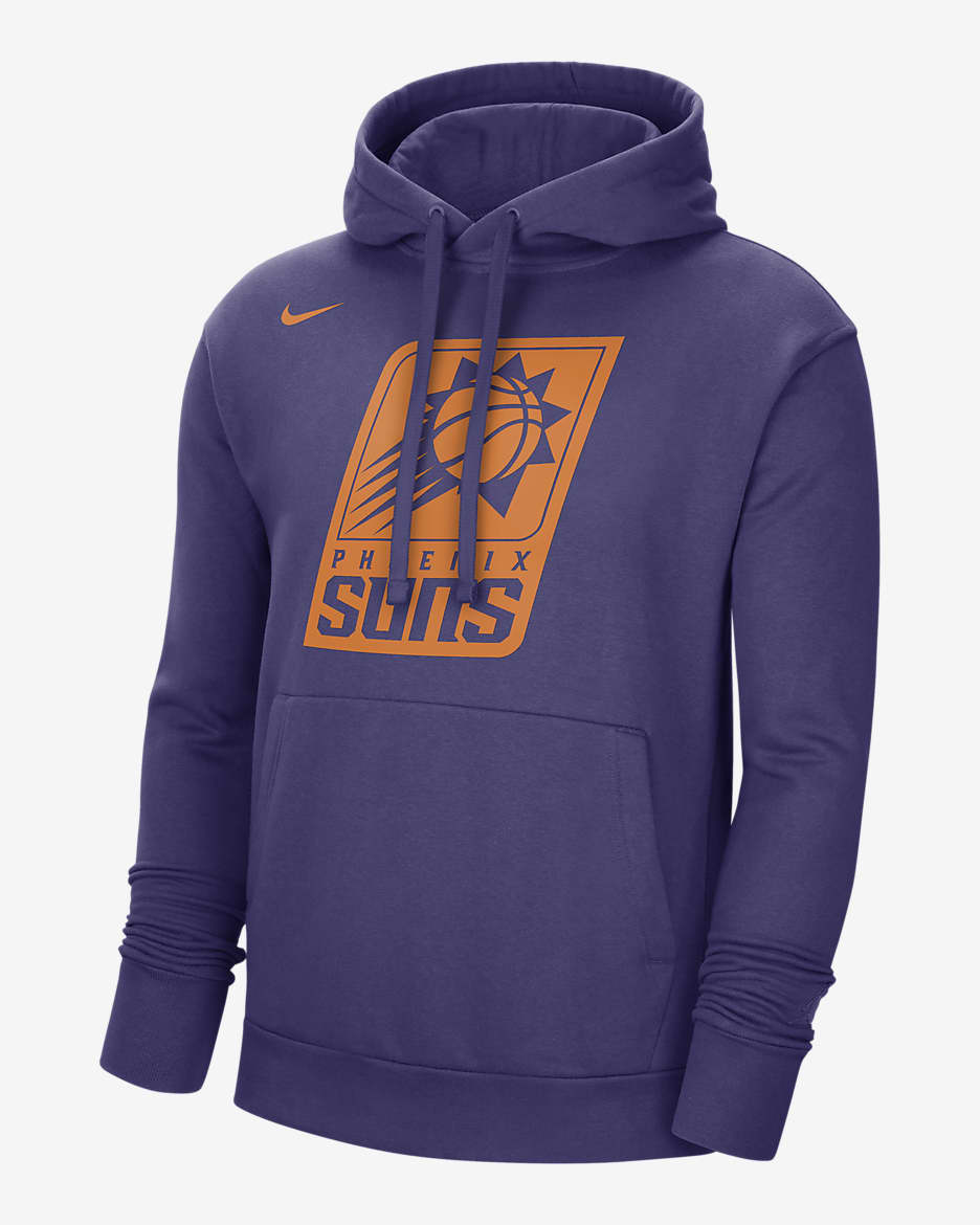 Phoenix Suns Essential Men's Nike NBA Fleece Pullover Hoodie - New Orchid