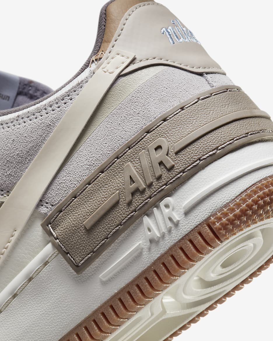 nike wmns air force 1 shadow beige womens pale ivory