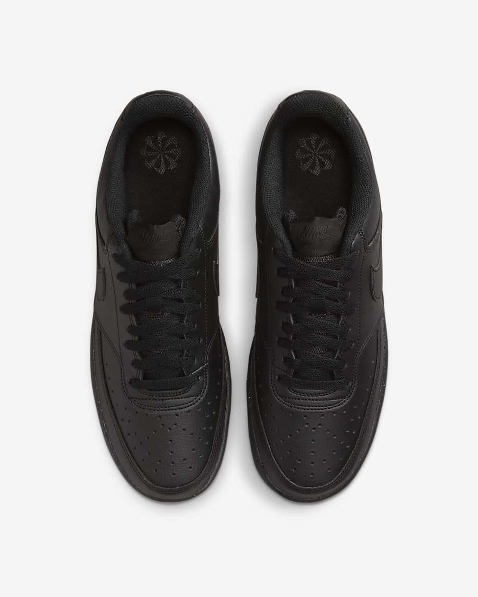 Nike Court Vision Low Next Nature Men's Shoes - Black/Black/Black