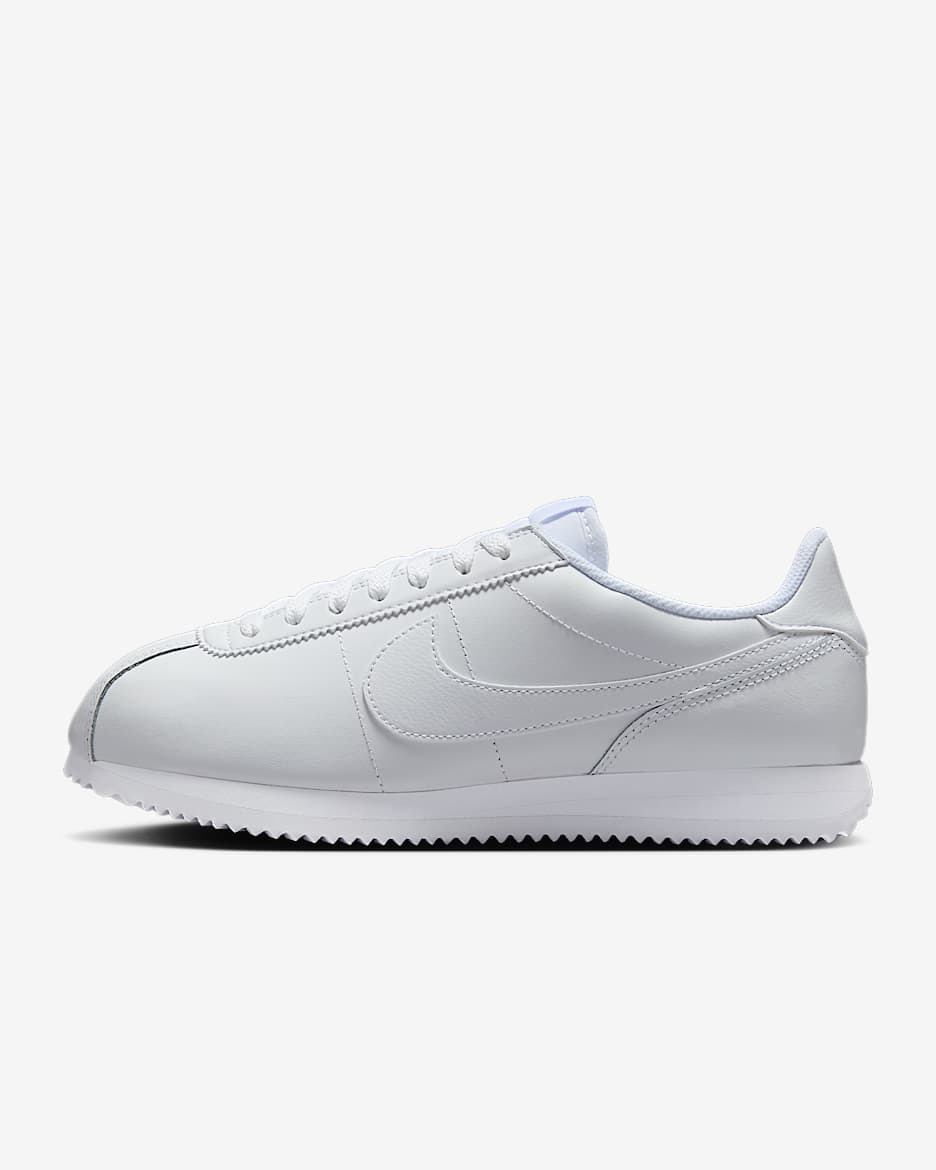 Nike Cortez Leather-sko til kvinder - hvid/hvid