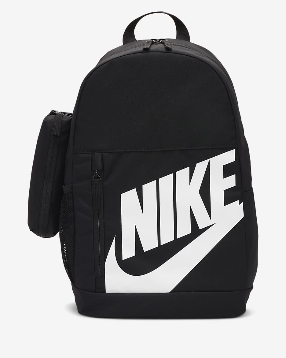 Nike Elemental Kids' Backpack (20L) - Black/Black/White