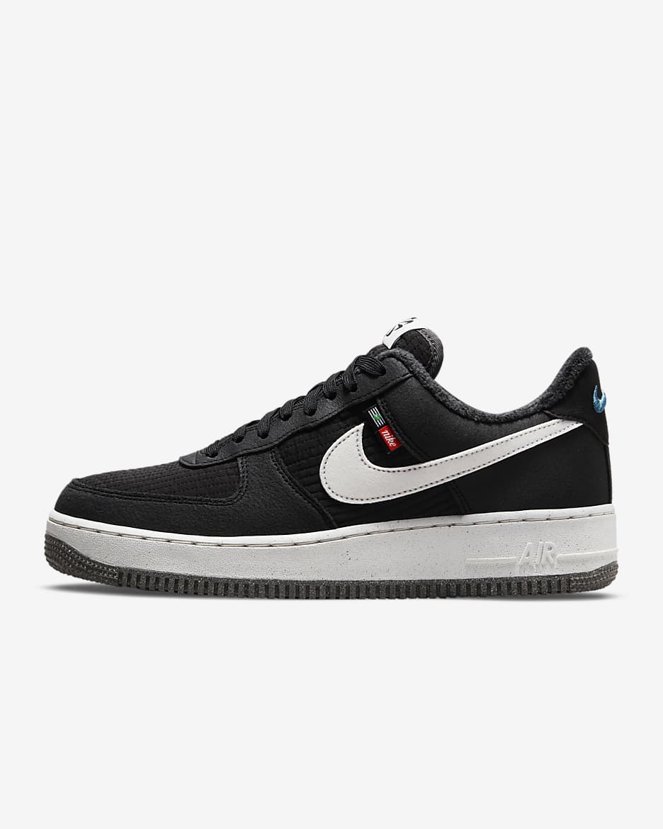 Calzado para hombre Nike Air Force 1 '07 LV8 - Negro/Negro/Vela/Blanco