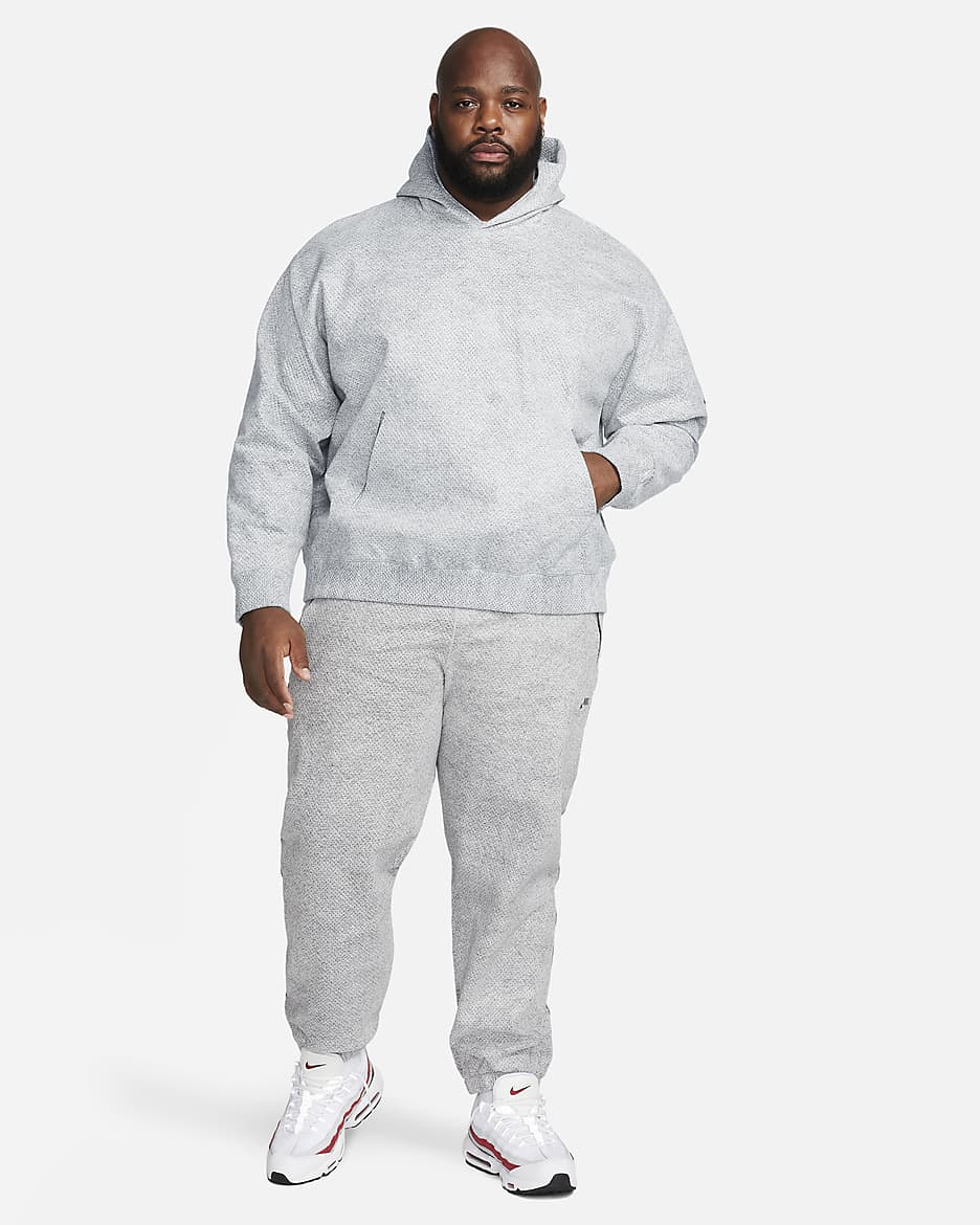 Nike Forward Hoodie Men's Pullover Hoodie - Smoke Grey/Smoke Grey/Light Smoke Grey/Cool Grey