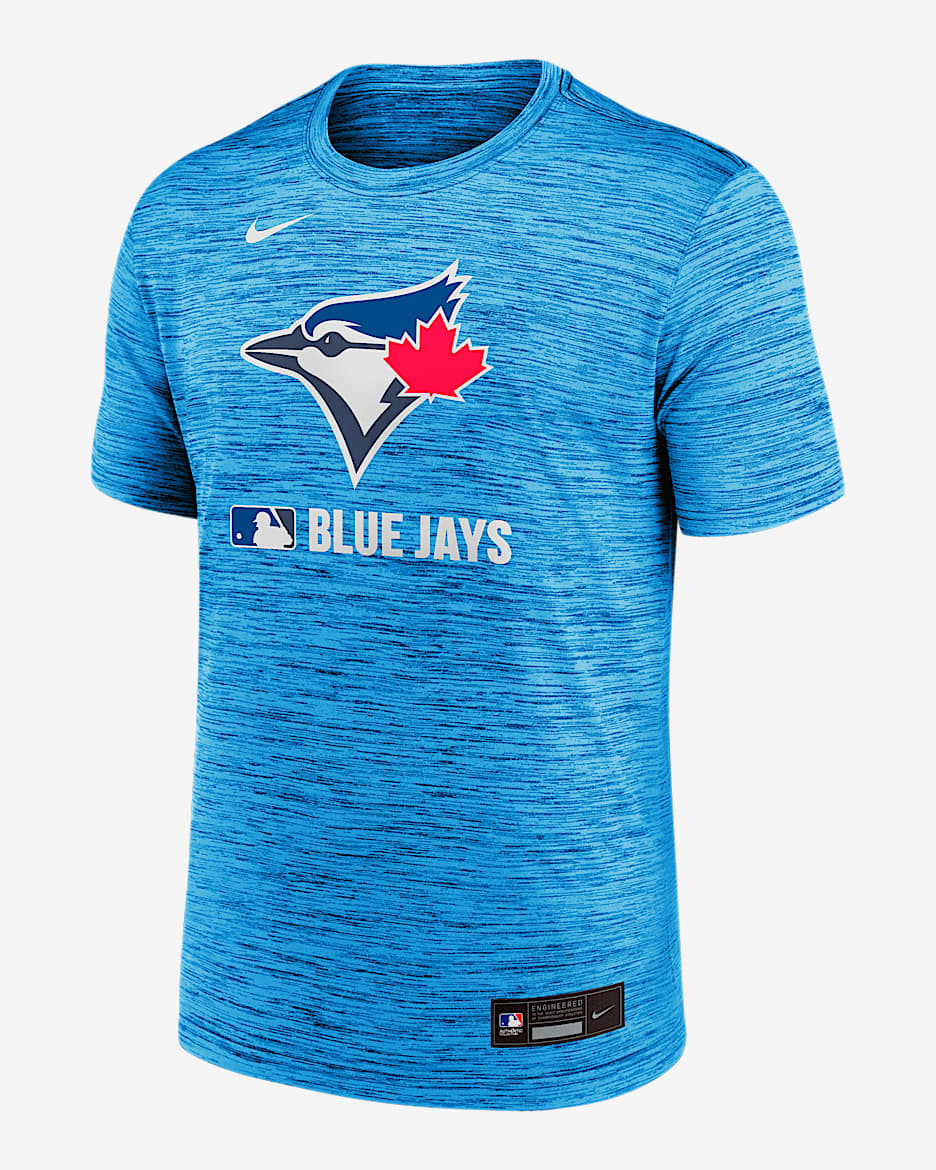 Playera Nike Dri-FIT de la MLB para hombre Toronto Blue Jays Authentic Collection Velocity - Azul