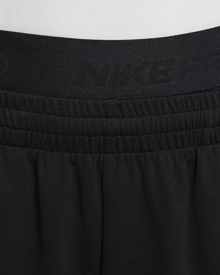 Nike Pro Dri-FIT 3/4-Tights für ältere Kinder (Jungen) - Schwarz/Schwarz/Weiß