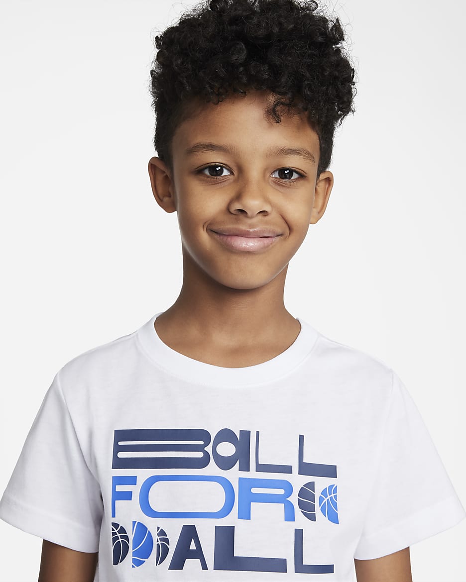 Playera para niños de preescolar Nike Elite - Blanco