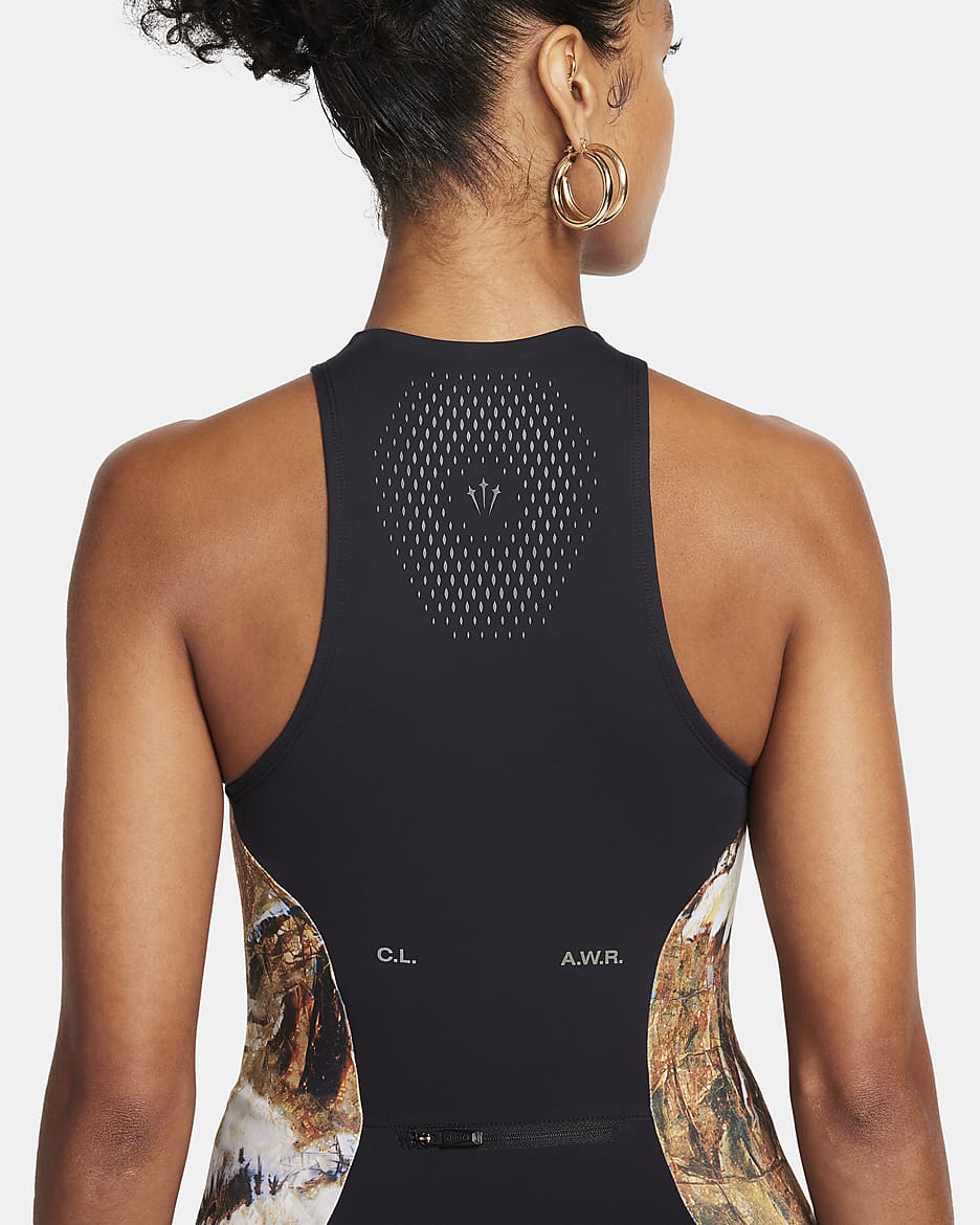 NOCTA Run Women's Leotard - Black/Baroque Brown