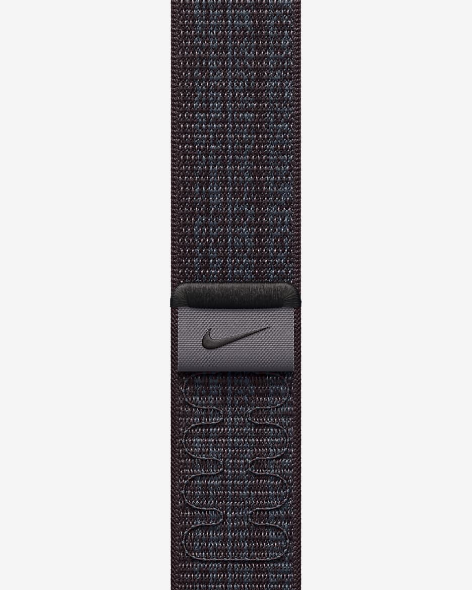 45mm Black/Blue Nike Sport Loop - Black/Blue