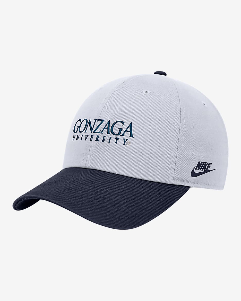 Gonzaga Nike College Campus Cap - White