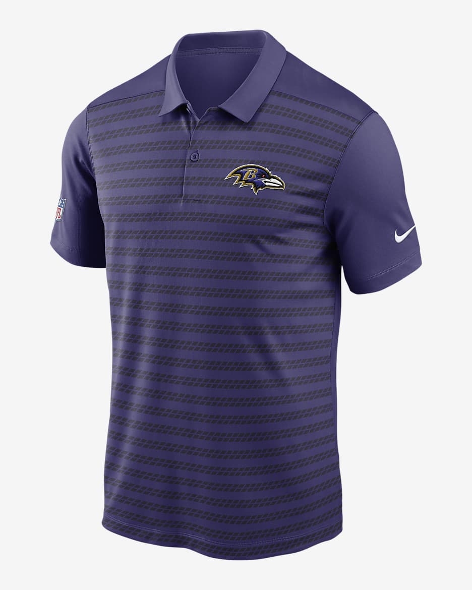 Baltimore Ravens Sideline Victory Men's Nike Dri-FIT NFL Polo - Purple