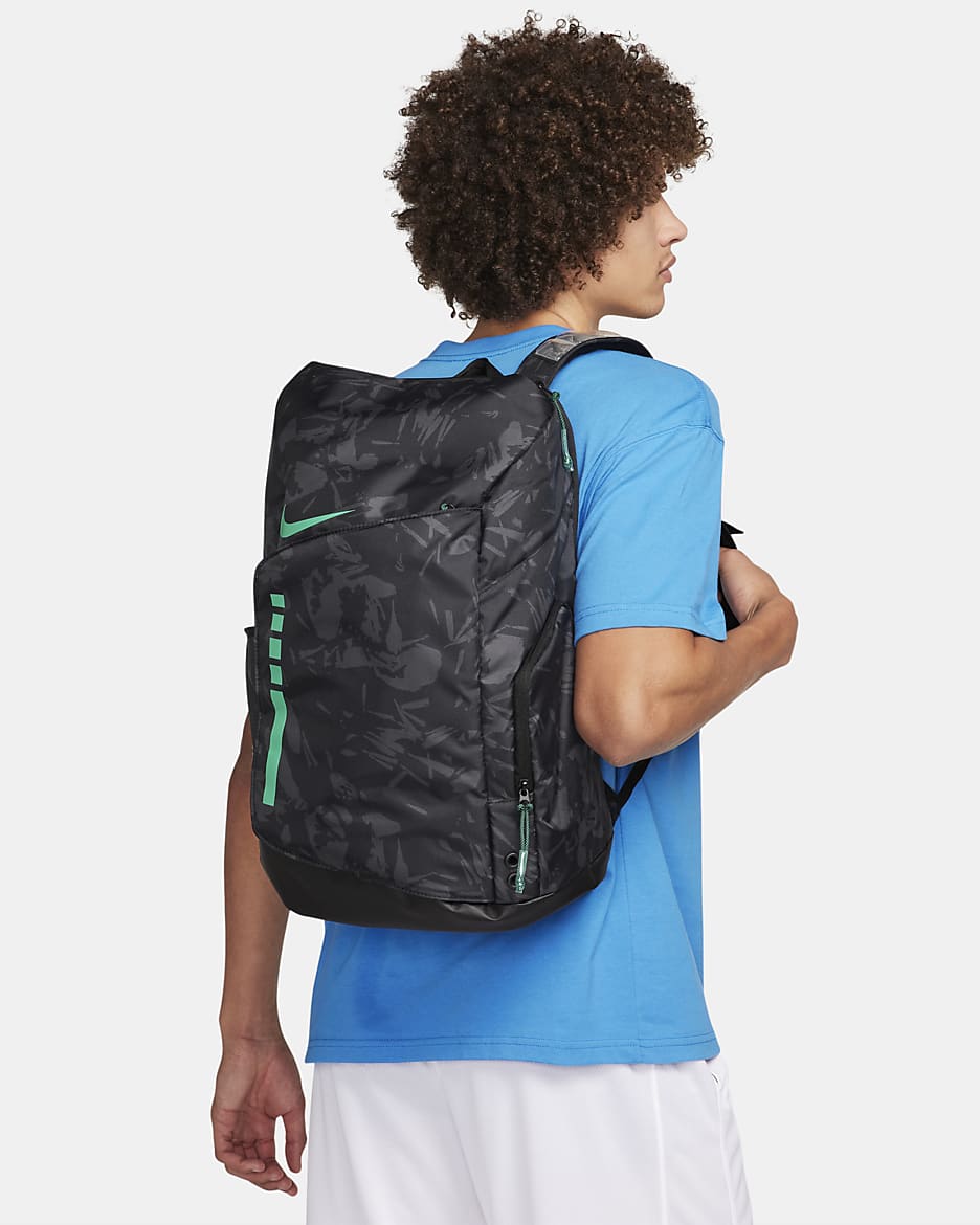Nike Hoops Elite Basketball Backpack (32L) - Black/Anthracite/Stadium Green