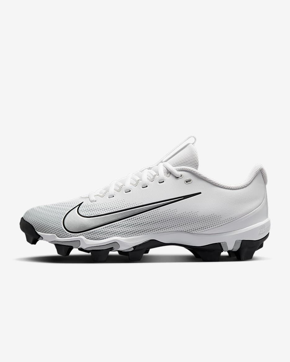 Nike Vapor Shark 3 Football Cleats - White/Wolf Grey/Black/Metallic Silver
