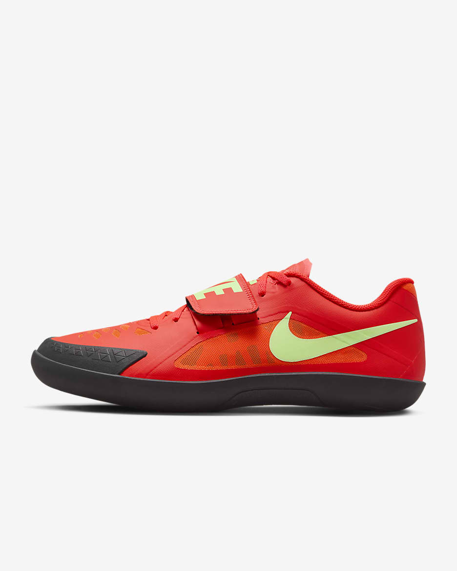 Tenis para lanzamiento en pista y campo Nike Zoom Rival SD 2 - Carmesí brillante/Avalancha lima/Hipernaranja/Coral lavado