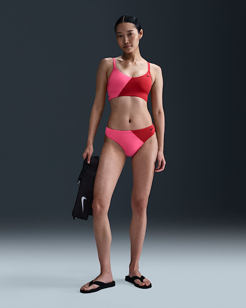 Nike Swim Women's Hipster Bikini Bottom - University Red