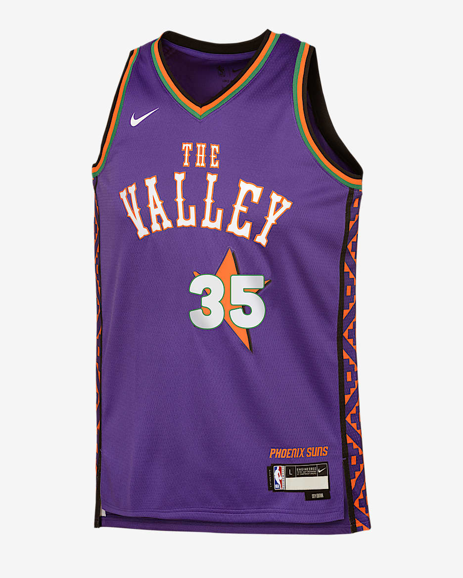 Kevin Durant Phoenix Suns 2024/25 City Edition Big Kids' Nike DriFIT