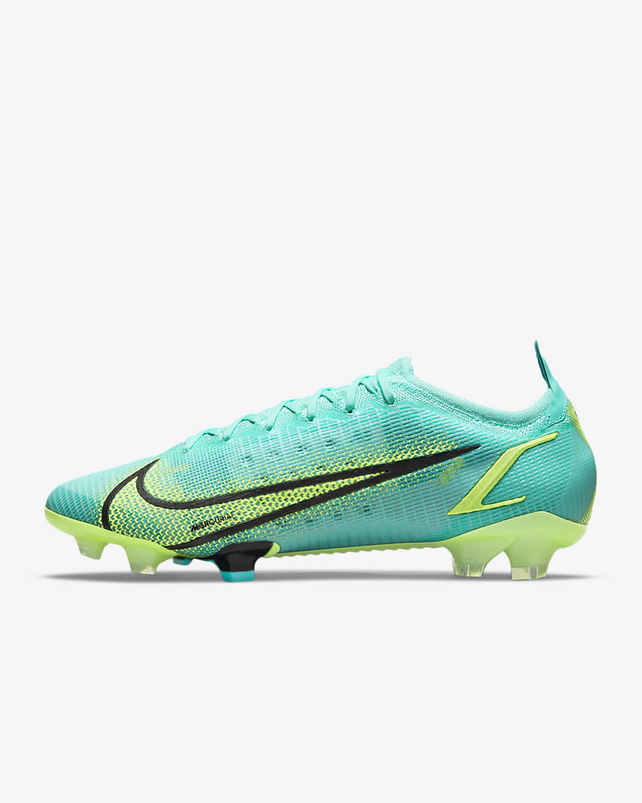 Nike Mercurial Vapor 14 Elite FG Firm-Ground Football Boot - Dynamic Turquoise/Lime Glow