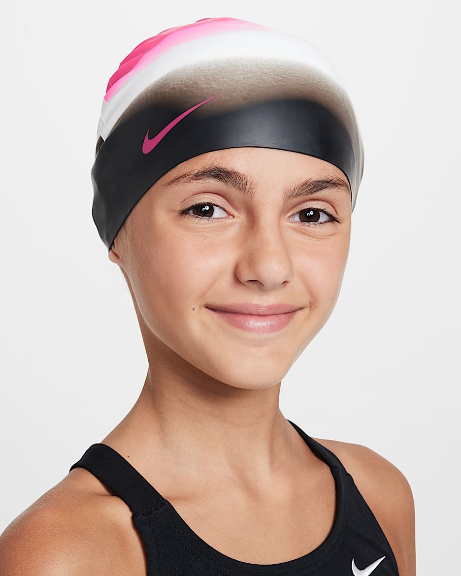 Nike Swim Big Kids' Silicone Cap - Hyper Pink