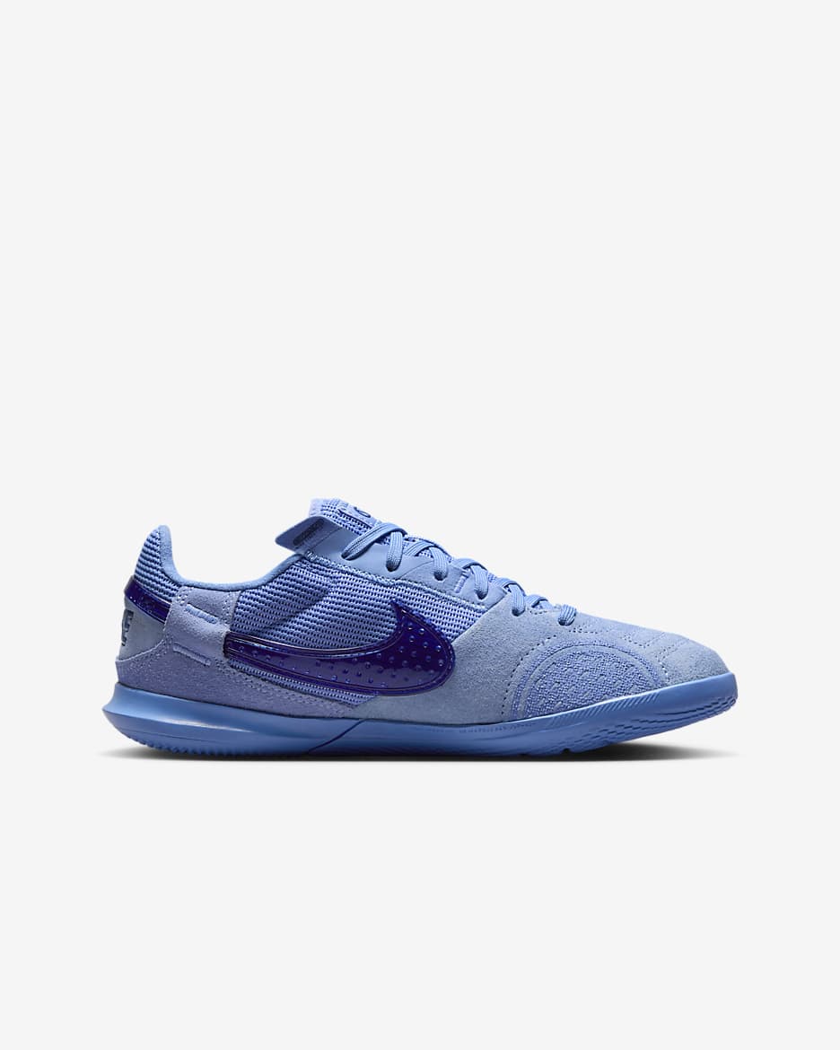 Nike Jr. Streetgato Younger/Older Kids' Low-Top Football Shoes - Royal Pulse/Deep Royal Blue