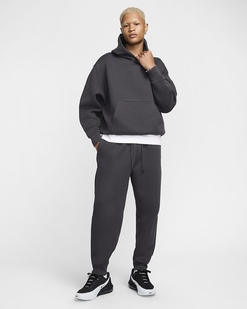 Nike Tech Reimagined Fleece-Hoodie (Herren) - Anthracite/Anthracite