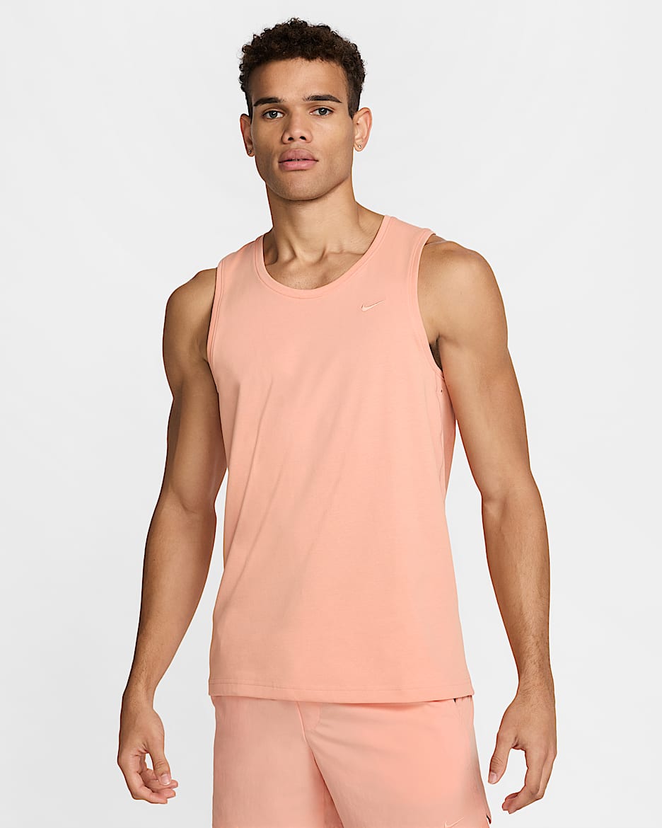 Haut sans manches Dri-FIT Nike Primary pour homme - Apricot Agate/Apricot Agate