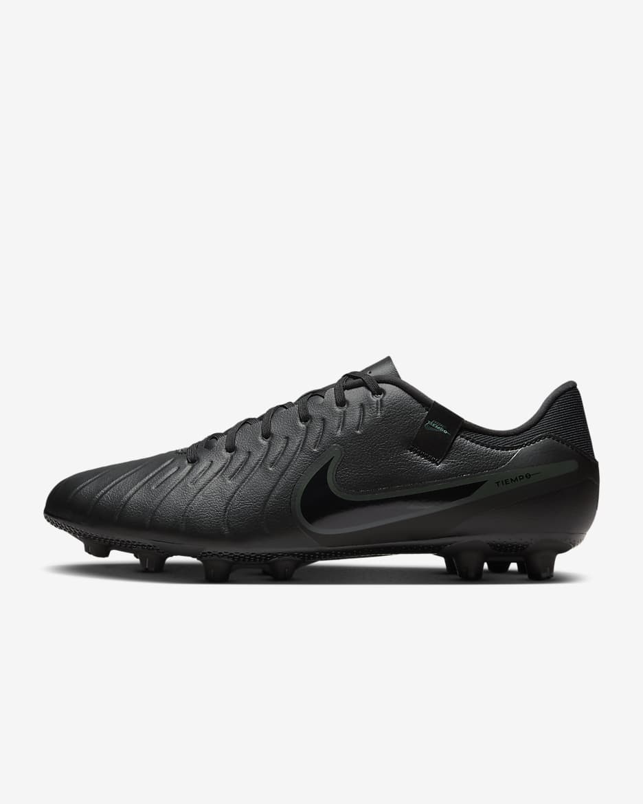 Calzado de fútbol low para terrenos duros Nike Tiempo Legend 10 Academy - Negro/Jungla intenso/Negro