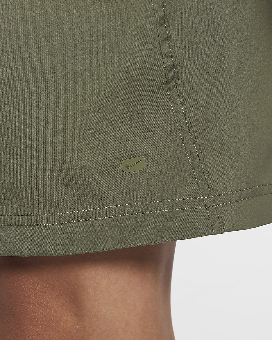 Nike Form Men's Dri-FIT 18cm (approx.) Unlined Versatile Shorts - Medium Olive/Pale Ivory/Cargo Khaki