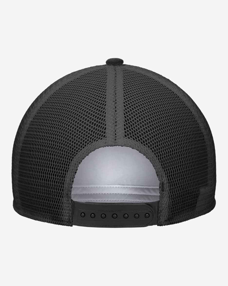 Gorra de rejilla de fútbol Nike FFF - Negro