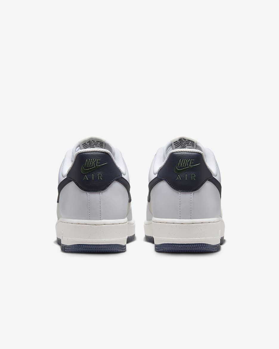 รองเท้าผู้ชาย Nike Air Force 1 '07 - ขาว/Fir/Phantom/Obsidian