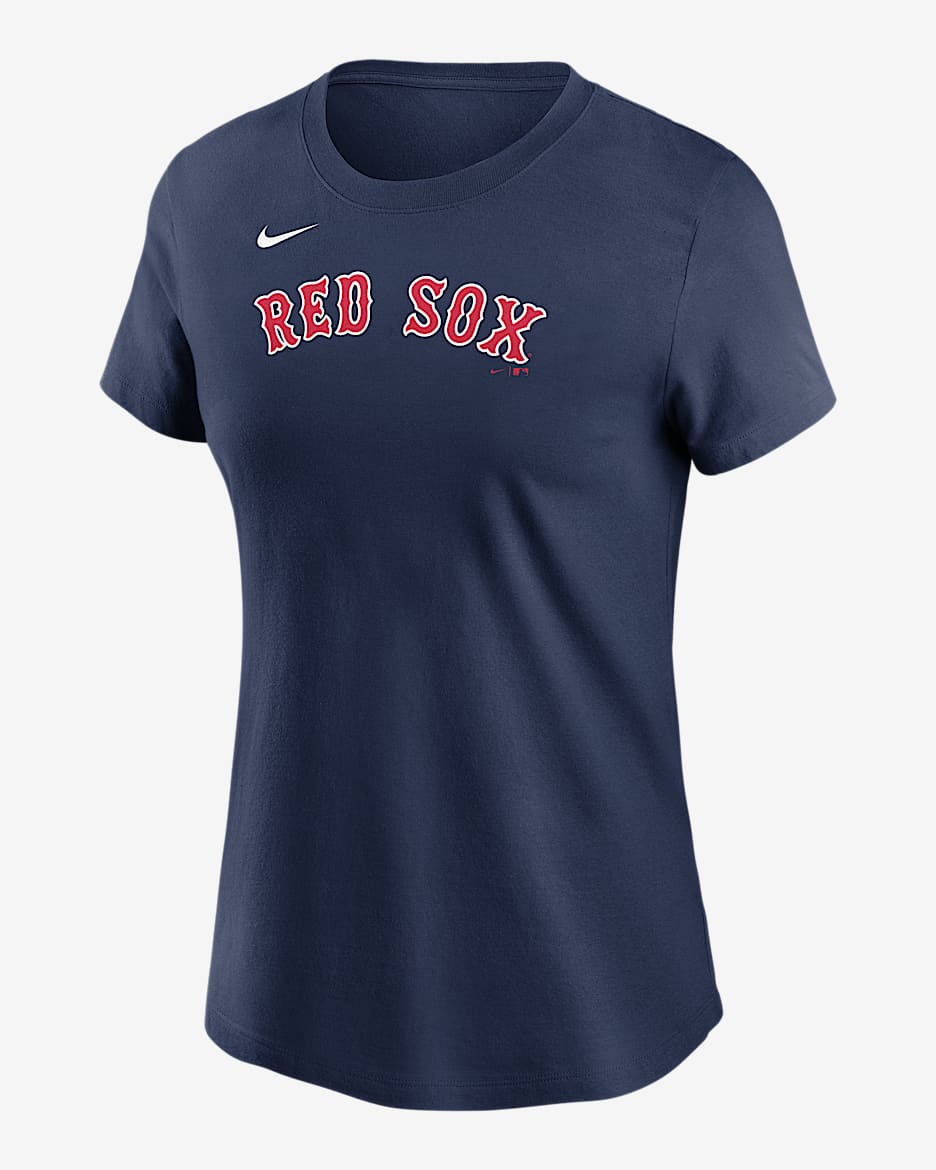 Playera Nike de la MLB para mujer Alex Bregman Boston Red Sox Fuse - Azul marino