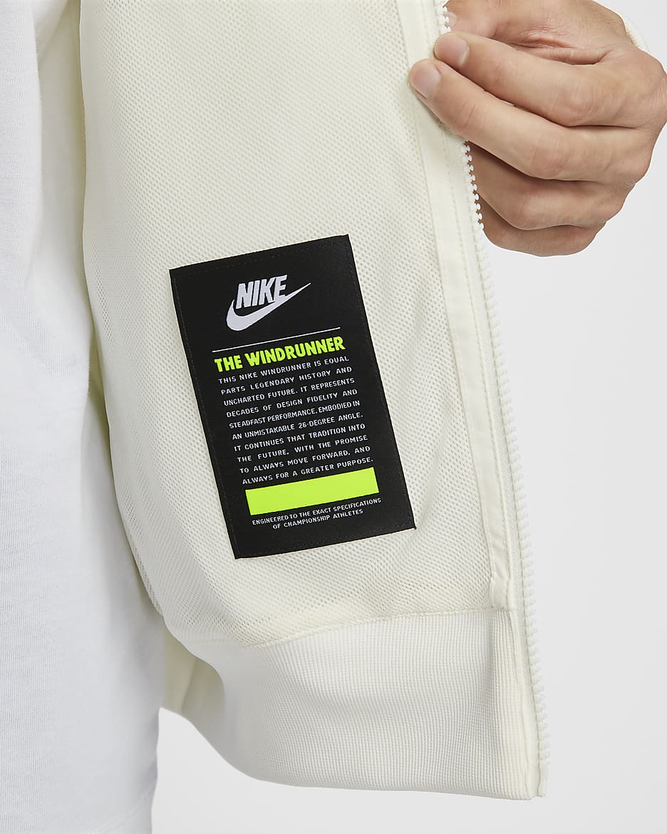 Nike Sportswear Windrunner Men's Hooded Jacket - Sail/Black