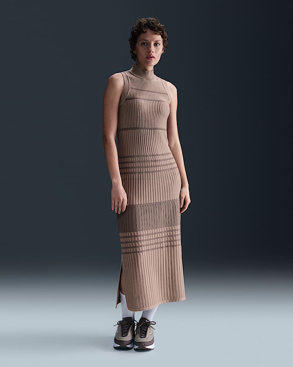 Nike Every Stitch Considered Women's Knit Dress - Sepia Stone
