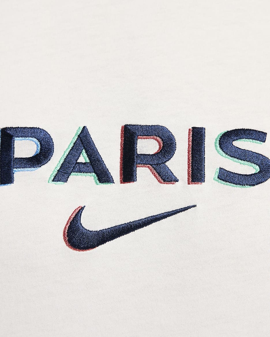 Paris Saint-Germain 男款 Nike 足球 T 恤 - Sail