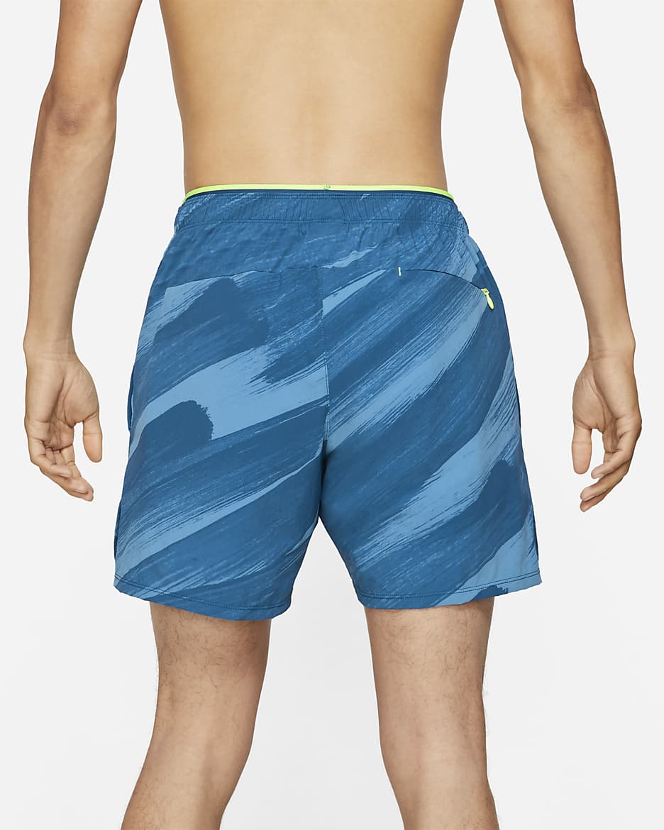 Nike Dri-FIT Sport Clash Men's Woven Training Shorts - Court Blue/Volt