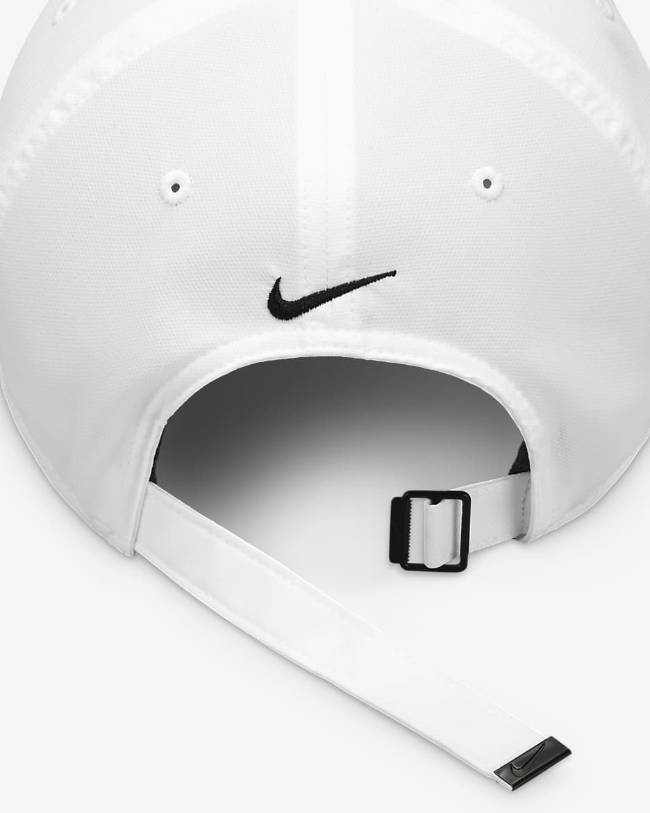 Nike Dri-FIT Club Unstructured Cap - White/Black