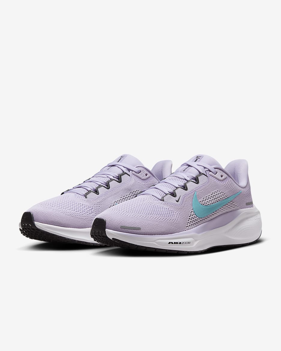 Nike Pegasus 41 løpesko for vei til dame - Hydrangeas/Barely Grape/Svart/Dusty Cactus