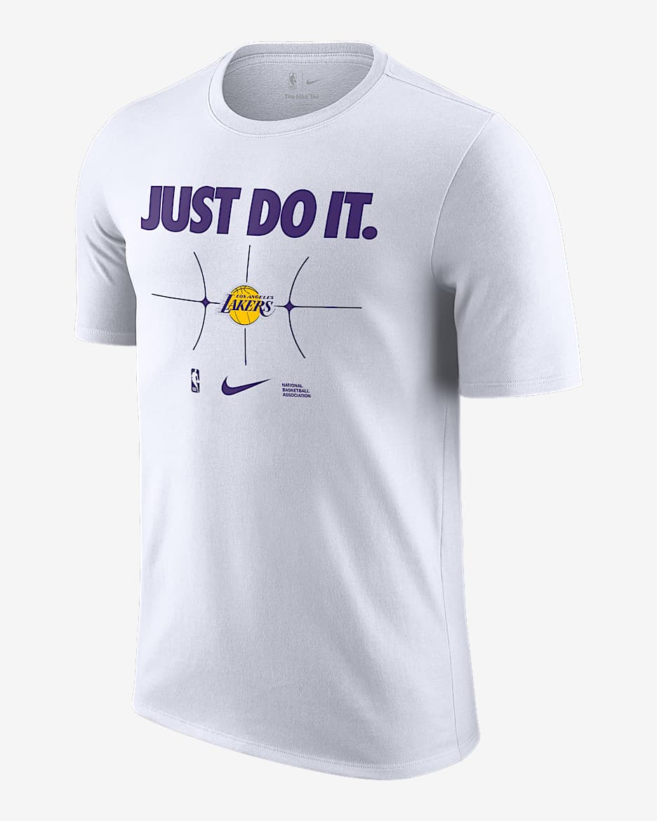 Los Angeles Lakers Essential Men's Nike NBA T-Shirt - White