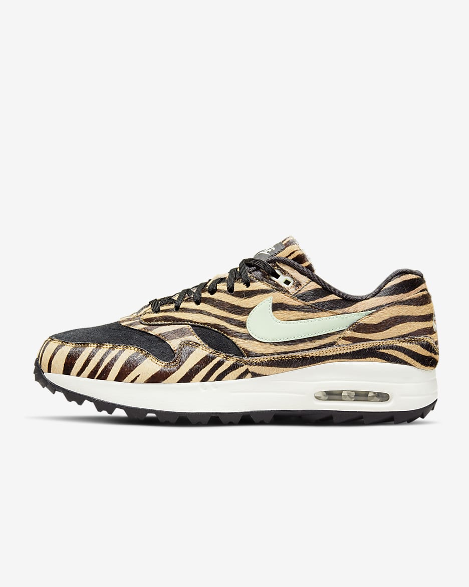 Calzado de golf Nike Air Max 1 G NRG - Naranja arcilla/Negro/Vela/Halo jade